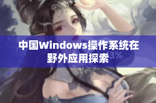 中国Windows操作系统在野外应用探索