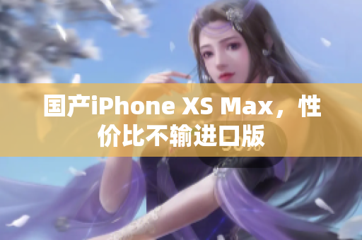 国产iPhone XS Max，性价比不输进口版